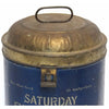 "Saturday Evening Host" commercial store coffee tin, Sioux City, IA (c 1900s) - Selective Salvage