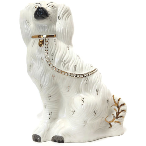 Vintage Beswick 1378-1 Staffordshire Spaniel figurine, 13", marked (c 1950s) - Selective Salvage