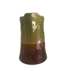 Antique salt glazed stoneware pitcher, lovebird design