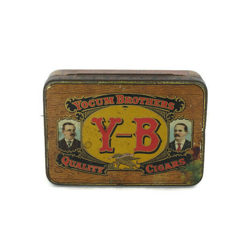 Vintage "Y-B Yocum Brothers" tin (c 1930s) - Selective Salvage