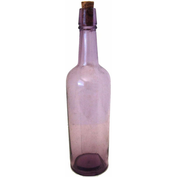 Antique whiskey bottle, purpled by the sun (c 1900s) - Selective Salvage
