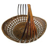Vintage country gathering basket, American (c 1920s) - Selective Salvage