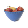 Vintage stoneware mixing bowl, bright blue (c 1930s) - Selective Salvage