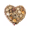 Vintage heart shaped shell jewelry box (c 1950s) - Selective Salvage
