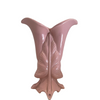 Vintage Camark ceramic vase in the soft pink calla lily design