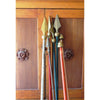 Vintage IOOF Odd Fellows Lodge ceremonial staff, qty 2 (c 1920s) - Selective Salvage