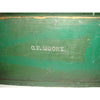 Vintage wooden tool carrier, marked "OF Moore" (c 1920s) - Selective Salvage