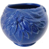 Vintage McCoy  "Leaves and Berries" vase, cobalt blue (c 1930s) - Selective Salvage