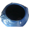 Vintage McCoy  "Leaves and Berries" vase, cobalt blue (c 1930s) - Selective Salvage