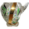 Antique Victorian hand painted glass pitcher (c 1900s) - Selective Salvage