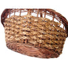 Vintage gathering basket, American, wicker & splint (c 1940s) - Selective Salvage