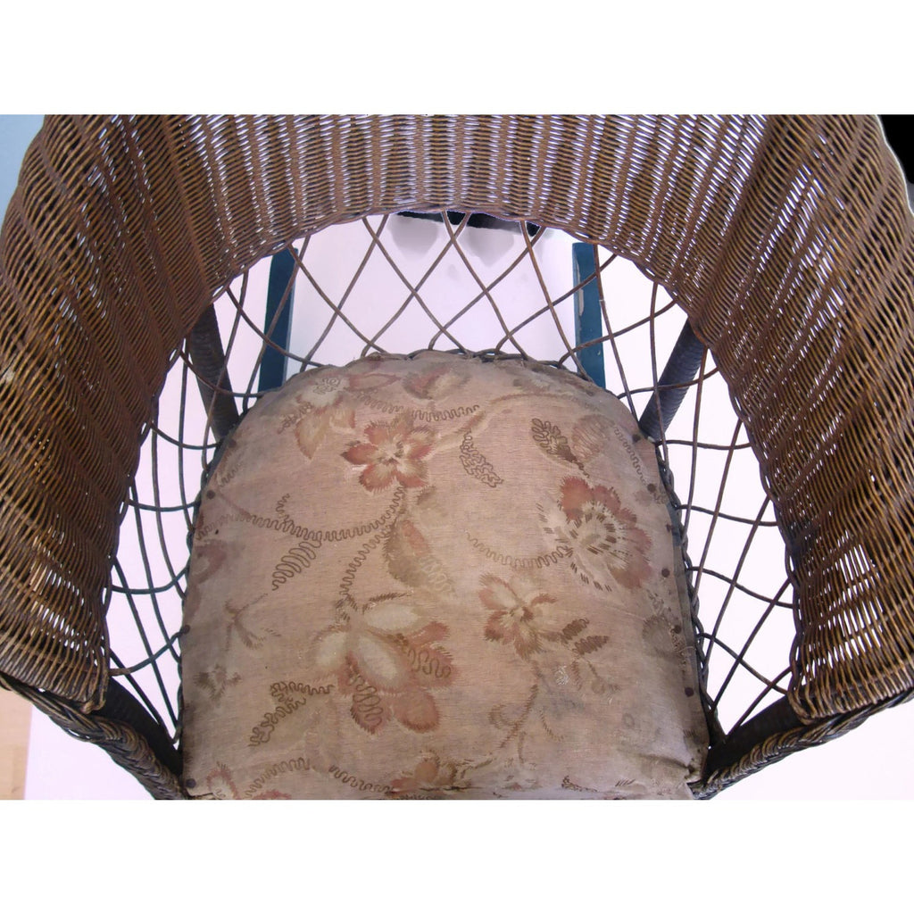 Vintage wicker child's rocker, photography prop (c 1930s) – Selective ...