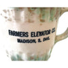 Antique spatterware country store pitcher, Madison SD (c 1900s) - Selective Salvage