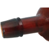 Antique square mold, deep amber "PAINES CELERY COMPOUND" bottle (c 1900s) - Selective Salvage