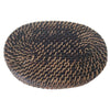 Vintage wicker sewing basket with applied design (c 1930s) - Selective Salvage
