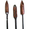 Antique copper soldering irons, three different (c 1900s) - Selective Salvage
