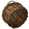 Vintage wicker gathering basket, American, hand woven (c 1920s) - Selective Salvage