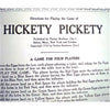Vintage Parker Bros. "Hickety Pickety" board game, complete (c 1924) - Selective Salvage