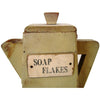 Vintage folk art "Soap Flakes"container,  American (c 1930s) - Selective Salvage