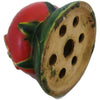 Ceramic tomato shaped flower frog (c 1920s) - Selective Salvage