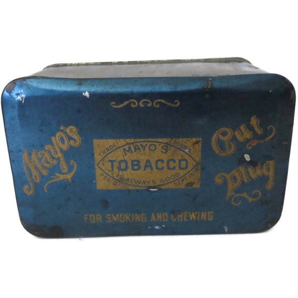 Vintage "Mayos Cut Plug" tin (c 1920s) - Selective Salvage