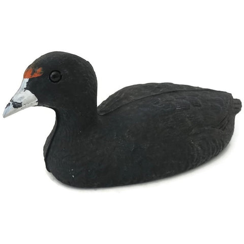 Vintage salesman sample Carry-lite coot decoy, paper mache (c 1940s) - Selective Salvage