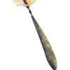 Antique Victorian caviar spoon, abalone bowl (c early 1900s) - Selective Salvage