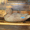 Vintage Carry-lite duck decoy, paper mache (c 1940s) - Selective Salvage