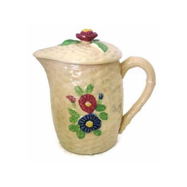 Vintage cottage style cream pitcher, made in Japan (c 1940s) - Selective Salvage
