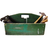 Vintage wooden tool carrier, marked "OF Moore" (c 1920s) - Selective Salvage