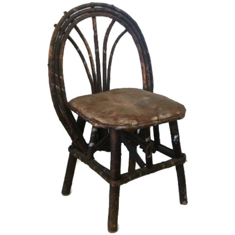 Antique willow child's chair, Adirondack style  (c 1900s) - Selective Salvage